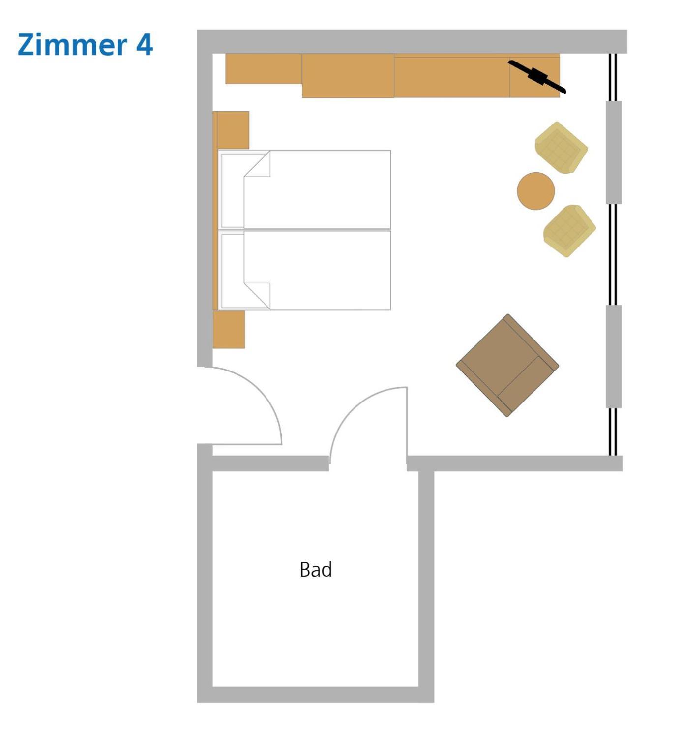 Gaestehaus Sportpark Nuembrecht Zimmer foto